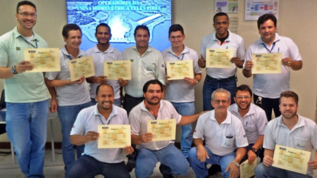 Equipe de Operação da UHE Teles Pires recebe Certificação Técnica Equipe de Operação da UHE Teles Pires recebe Certificação Técnica