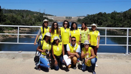 Equipe do projeto Rondon conhece UHE Teles Pires Equipe do projeto Rondon conhece UHE Teles Pires