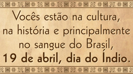 Homenagem da CHTP ao dia do Índio Homenagem da CHTP ao dia do Índio