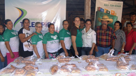 CHTP realiza curso de beneficiamento de frango em comunidade rural