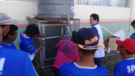 CHTP realiza curso de instalação hidráulica para comunidades indígenas CHTP realiza curso de instalação hidráulica para comunidades indígenas