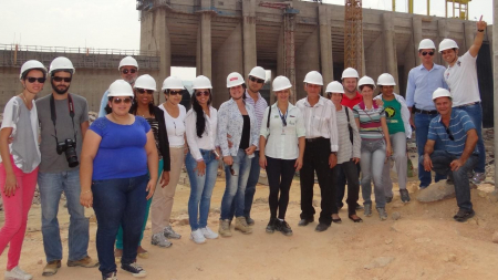 Grupos Gestores do Turismo de Alta Floresta e Paranaíta visitam obra da UHE Teles Pires Grupos Gestores do Turismo de Alta Floresta e Paranaíta visitam obra da UHE Teles Pires