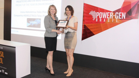 Hidrelétrica Teles Pires recebe prêmio de melhor projeto socioambiental