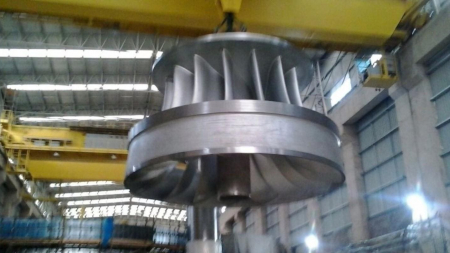 UHE Teles Pires instala o rotor da terceira turbina UHE Teles Pires instala o rotor da terceira turbina