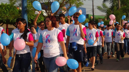 UHE Teles Pires na caminhada Outubro Rosa e Novembro Azul