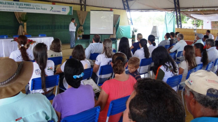 UHE Teles Pires promove Seminário sobre Saúde e Meio Ambiente no assentamento São Pedro