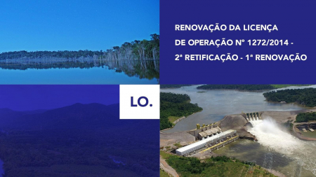 LO - Renovação da Licença de Operação Nº 1272/2014 - 2ª Retificação - 1ª Renovação LO - Renovação da Licença de Operação Nº 1272/2014 - 2ª Retificação - 1ª Renovação