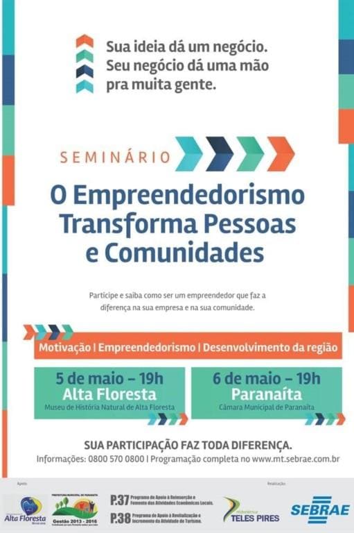 Seminário: O Empreendedorismo Transforma Pessoas e Comunidades