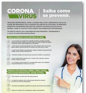 Coronavírus - Saiba como se prevenir